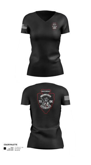 Womens Short Sleeve Vneck Shirt, B CO 1-114TH AVN S&S, Army, Teamtime, Team time, sublimation, custom sports apparel, team uniforms, spirit wear, spiritwear, sports uniforms, custom shirts, team store, custom team store, fundraiser sports, apparel fundraiser