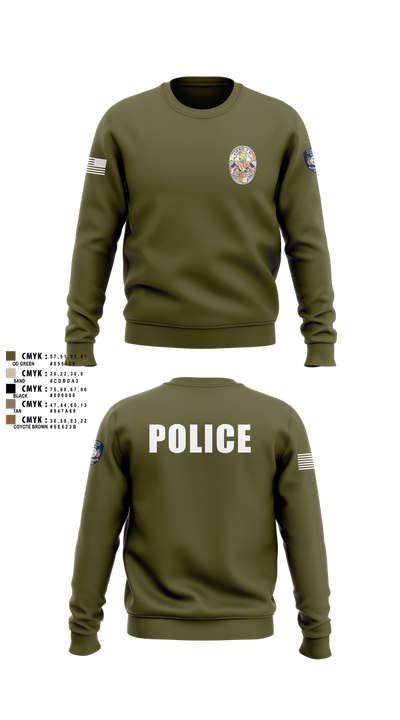 Miami Police Department 44557573 Crew Neck Sweatshirt - 4