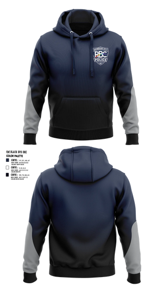 Hoodie, Rainbow City Police Department, Police, Teamtime, Team time, sublimation, custom sports apparel, team uniforms, spirit wear, spiritwear, sports uniforms, custom shirts, team store, custom team store, fundraiser sports, apparel fundraiser