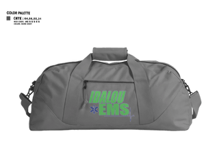 Duffle Bag, IDALOU EMS, EMS/EMT, Teamtime, Team time, sublimation, custom sports apparel, team uniforms, spirit wear, spiritwear, sports uniforms, custom shirts, team store, custom team store, fundraiser sports, apparel fundraiser