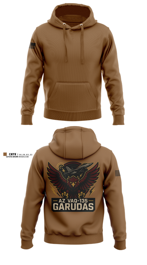 Hoodie, VAQ-134, , Teamtime, Team time, sublimation, custom sports apparel, team uniforms, spirit wear, spiritwear, sports uniforms, custom shirts, team store, custom team store, fundraiser sports, apparel fundraiser