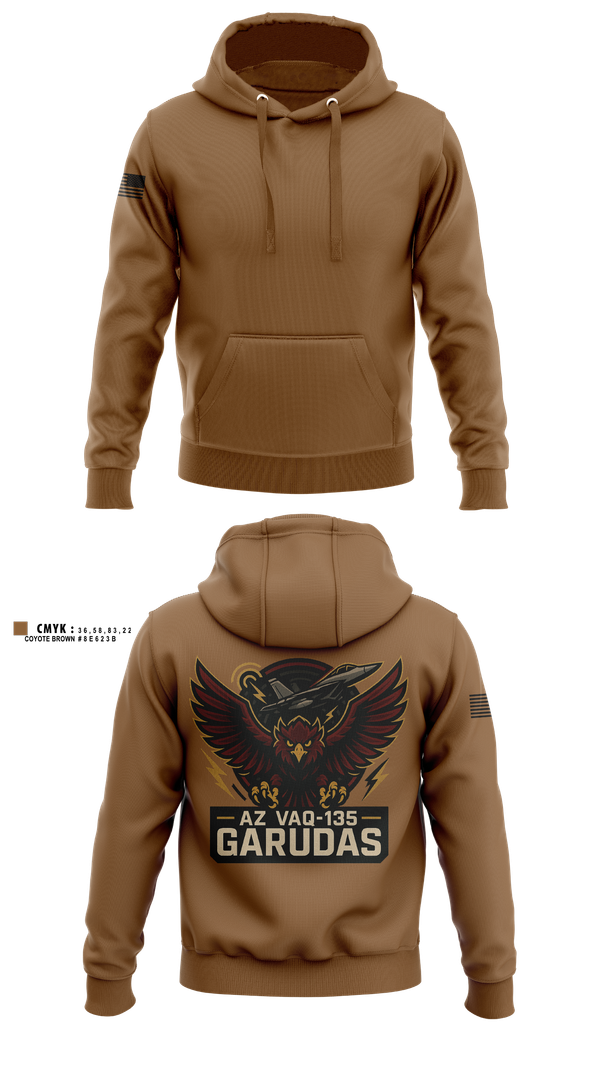 Hoodie, VAQ-134, , Teamtime, Team time, sublimation, custom sports apparel, team uniforms, spirit wear, spiritwear, sports uniforms, custom shirts, team store, custom team store, fundraiser sports, apparel fundraiser