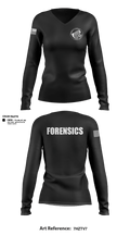Crime Scene Unit 55168852 Women's Long Sleeve V-neck Shirt - 2