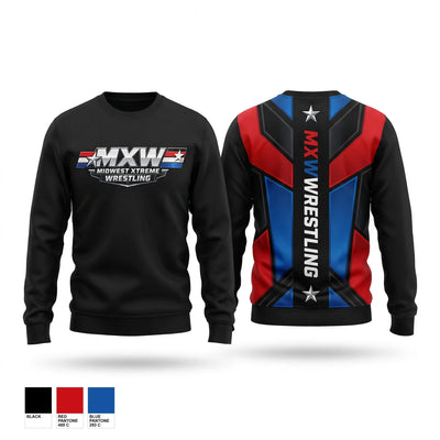 Midwest Xtreme Wrestling Crew Neck Sweatshirt - 2