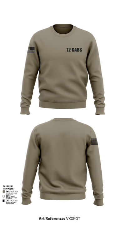12 CABS 85132731 Crew Neck Sweatshirt - 102