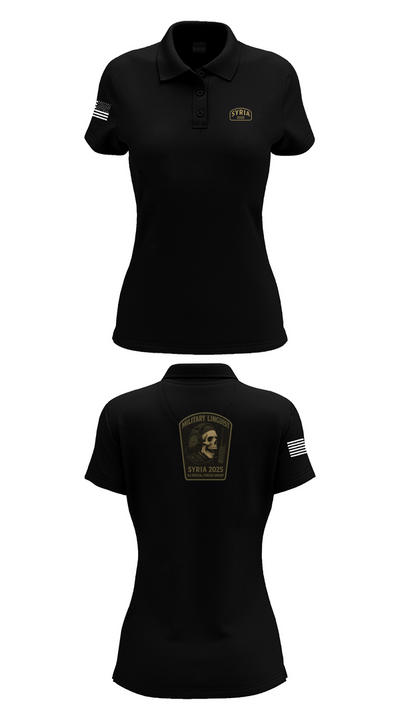 Syria linguist 93457826 Women's Short Sleeve Performance Polo  - 35