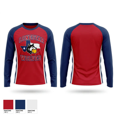 Lonestar Wolves Long Sleeve Performance Shirt 2
