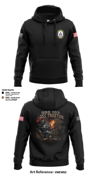 Hoodie, USS Truxtun DDG 103, Navy, Teamtime, Team time, sublimation, custom sports apparel, team uniforms, spirit wear, spiritwear, sports uniforms, custom shirts, team store, custom team store, fundraiser sports, apparel fundraiser