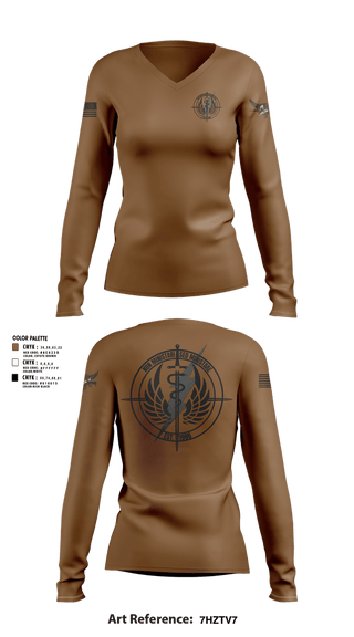 Womens Long Sleeve Vneck Shirt, St Louis County Sheriffs Office, Police, Teamtime, Team time, sublimation, custom sports apparel, team uniforms, spirit wear, spiritwear, sports uniforms, custom shirts, team store, custom team store, fundraiser sports, apparel fundraiser