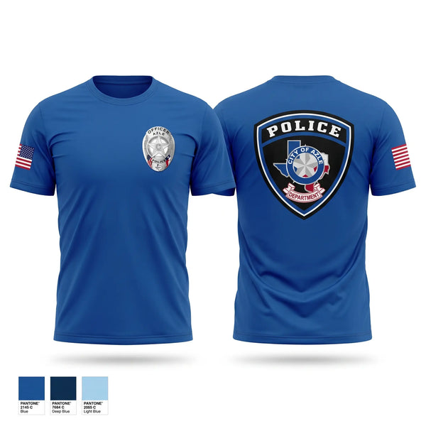Short Sleeve Performance Shirt, Azle Police, Police, Teamtime, Team time, sublimation, custom sports apparel, team uniforms, spirit wear, spiritwear, sports uniforms, custom shirts, team store, custom team store, fundraiser sports, apparel fundraiser