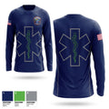 Bolingbrook Park District EMS Long Sleeve Performance Shirt - 1