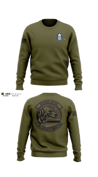 Crew Neck Sweatshirt, 176 SFS, National Guard, Teamtime, Team time, sublimation, custom sports apparel, team uniforms, spirit wear, spiritwear, sports uniforms, custom shirts, team store, custom team store, fundraiser sports, apparel fundraiser