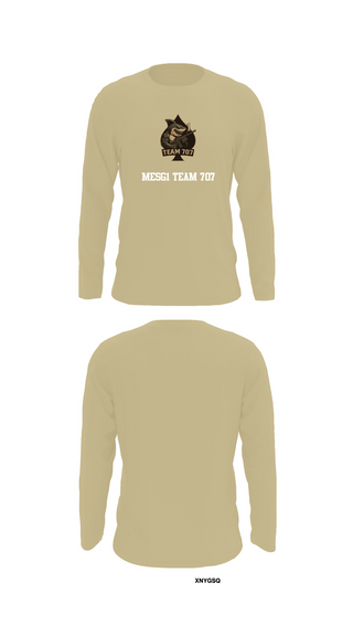 Long Sleeve Performance Shirt, MESG1 TEAM 707, Navy, Teamtime, Team time, sublimation, custom sports apparel, team uniforms, spirit wear, spiritwear, sports uniforms, custom shirts, team store, custom team store, fundraiser sports, apparel fundraiser