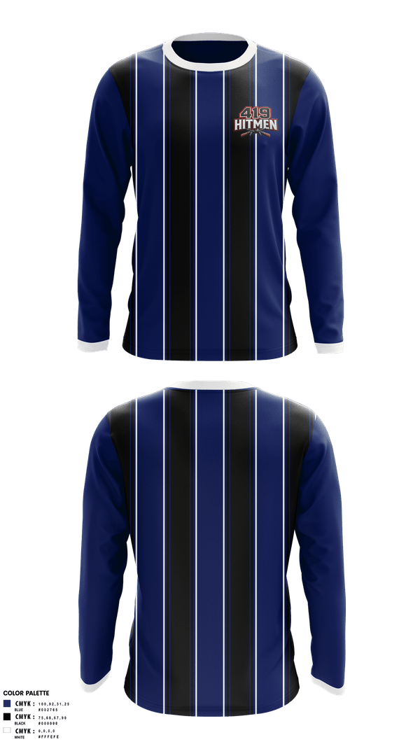 Long Sleeve Performance Shirt, 419 hitmen, Softball, Teamtime, Team time, sublimation, custom sports apparel, team uniforms, spirit wear, spiritwear, sports uniforms, custom shirts, team store, custom team store, fundraiser sports, apparel fundraiser