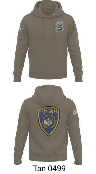 Hoodie, Leachville Police Department, Police, Teamtime, Team time, sublimation, custom sports apparel, team uniforms, spirit wear, spiritwear, sports uniforms, custom shirts, team store, custom team store, fundraiser sports, apparel fundraiser