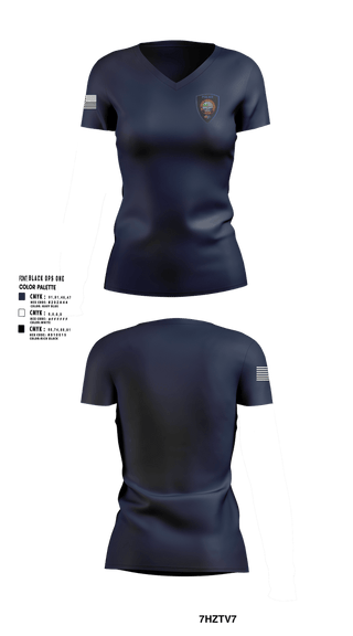 Womens Short Sleeve Vneck Shirt, Gorham Police Department, Police, Teamtime, Team time, sublimation, custom sports apparel, team uniforms, spirit wear, spiritwear, sports uniforms, custom shirts, team store, custom team store, fundraiser sports, apparel fundraiser