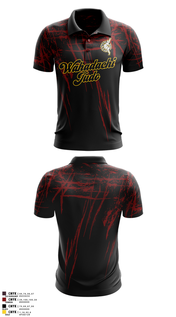 Short Sleeve Performance Polo, Wahadachi Judo, , Teamtime, Team time, sublimation, custom sports apparel, team uniforms, spirit wear, spiritwear, sports uniforms, custom shirts, team store, custom team store, fundraiser sports, apparel fundraiser