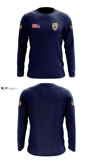 Long Sleeve Performance Shirt, Versailles Police Department, Police, Teamtime, Team time, sublimation, custom sports apparel, team uniforms, spirit wear, spiritwear, sports uniforms, custom shirts, team store, custom team store, fundraiser sports, apparel fundraiser