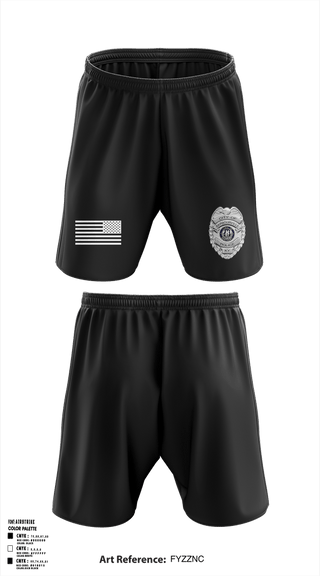 Athletic Shorts With Pockets, Barbourville Police Department, Police, Teamtime, Team time, sublimation, custom sports apparel, team uniforms, spirit wear, spiritwear, sports uniforms, custom shirts, team store, custom team store, fundraiser sports, apparel fundraiser