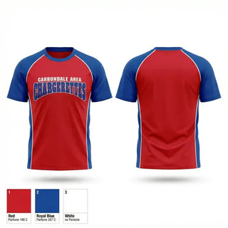 Short Sleeve Performance Shirt, Carbondale Area Chargerettes, Softball, Teamtime, Team time, sublimation, custom sports apparel, team uniforms, spirit wear, spiritwear, sports uniforms, custom shirts, team store, custom team store, fundraiser sports, apparel fundraiser