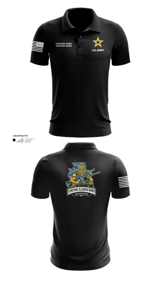 Short Sleeve Performance Polo, Central Illinois Company, Army, Teamtime, Team time, sublimation, custom sports apparel, team uniforms, spirit wear, spiritwear, sports uniforms, custom shirts, team store, custom team store, fundraiser sports, apparel fundraiser