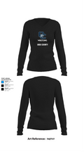 Ohio county 95337841 Women's Long Sleeve V-neck Shirt - 34