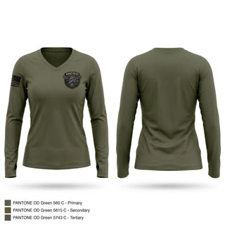 Womens Long Sleeve Vneck Shirt, SWAT, Police, Teamtime, Team time, sublimation, custom sports apparel, team uniforms, spirit wear, spiritwear, sports uniforms, custom shirts, team store, custom team store, fundraiser sports, apparel fundraiser