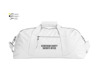 Duffle Bag, KEWEENAW COUNTY SHERIFFS OFFICE, Police, Teamtime, Team time, sublimation, custom sports apparel, team uniforms, spirit wear, spiritwear, sports uniforms, custom shirts, team store, custom team store, fundraiser sports, apparel fundraiser