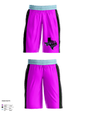 Texas Bad Girls Womens Basketball Shorts - 1
