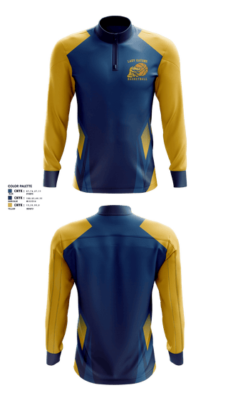 Quarter Zip Jacket, Lady Gators Basketball, Women's Basketball, Teamtime, Team time, sublimation, custom sports apparel, team uniforms, spirit wear, spiritwear, sports uniforms, custom shirts, team store, custom team store, fundraiser sports, apparel fundraiser