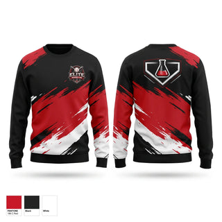 Crew Neck Sweatshirt, Elite Swing Lab, Baseball, Teamtime, Team time, sublimation, custom sports apparel, team uniforms, spirit wear, spiritwear, sports uniforms, custom shirts, team store, custom team store, fundraiser sports, apparel fundraiser