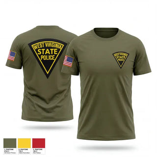Old School Cotton Feel Shirt, WVSP, Police, Teamtime, Team time, sublimation, custom sports apparel, team uniforms, spirit wear, spiritwear, sports uniforms, custom shirts, team store, custom team store, fundraiser sports, apparel fundraiser