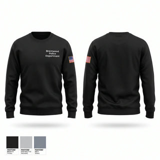 Crew Neck Sweatshirt, Brentwood Police Department, Police, Teamtime, Team time, sublimation, custom sports apparel, team uniforms, spirit wear, spiritwear, sports uniforms, custom shirts, team store, custom team store, fundraiser sports, apparel fundraiser