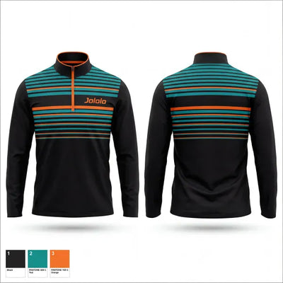 Jololo 43719307 Quarter Zip Jacket - 1