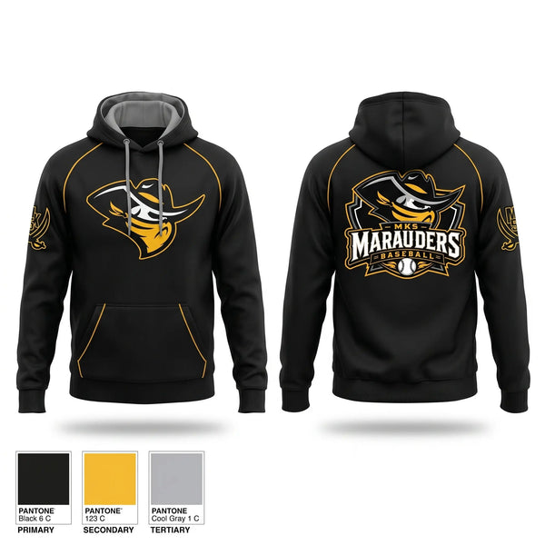 Hoodie, MK5 Marauders, Baseball, Teamtime, Team time, sublimation, custom sports apparel, team uniforms, spirit wear, spiritwear, sports uniforms, custom shirts, team store, custom team store, fundraiser sports, apparel fundraiser