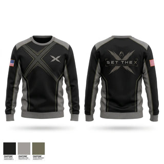 Crew Neck Sweatshirt, Set the X, Police, Teamtime, Team time, sublimation, custom sports apparel, team uniforms, spirit wear, spiritwear, sports uniforms, custom shirts, team store, custom team store, fundraiser sports, apparel fundraiser