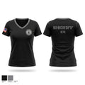 SHERIFF K9 UNIT Women's Short Sleeve V-neck Shirt - 1