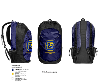 Gear Bag, Chesterfield High Cheer, Cheer, Teamtime, Team time, sublimation, custom sports apparel, team uniforms, spirit wear, spiritwear, sports uniforms, custom shirts, team store, custom team store, fundraiser sports, apparel fundraiser