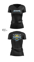 ETX Diamonds Elite 28765199 Women's Short Sleeve V-neck Shirt - 4