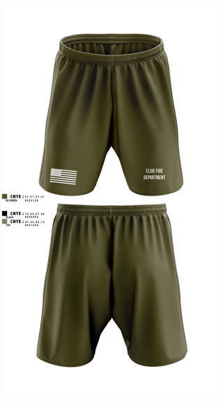 Athletic Shorts With Pockets, Elsie Fire Department, Fire Department, Teamtime, Team time, sublimation, custom sports apparel, team uniforms, spirit wear, spiritwear, sports uniforms, custom shirts, team store, custom team store, fundraiser sports, apparel fundraiser