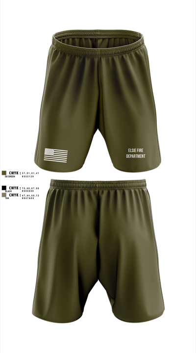 Elsie Fire Department 41046242 Athletic Shorts With Pockets - 101
