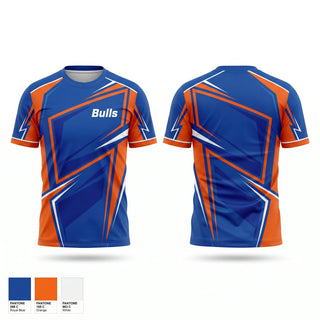 Soft Poly Tee Cotton Like Feel, Bulls, Baseball, Teamtime, Team time, sublimation, custom sports apparel, team uniforms, spirit wear, spiritwear, sports uniforms, custom shirts, team store, custom team store, fundraiser sports, apparel fundraiser