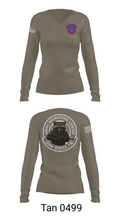 Oak Ridge Recruiting Center 76406638 Women's Long Sleeve V-neck Shirt - 11