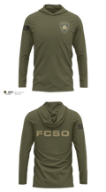 Fannin County Sheriff's Office Long Sleeve Performance Shirt with hood - 22