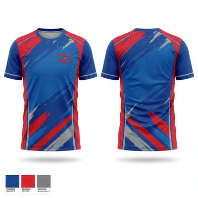 Dugouts and Dingers Soft Poly Tee Cotton Like Feel - 1
