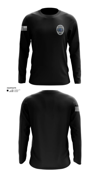 Long Sleeve Performance Shirt, Clermont PD, Police, Teamtime, Team time, sublimation, custom sports apparel, team uniforms, spirit wear, spiritwear, sports uniforms, custom shirts, team store, custom team store, fundraiser sports, apparel fundraiser
