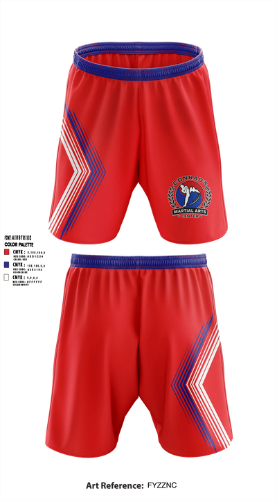 Conrad’s Martial Arts Center Athletic Shorts With Pockets - 5