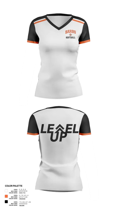 DeKalb Barbs 81684268 Women's Short Sleeve V-neck Shirt - 21