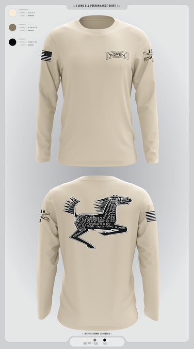 DET 1 HHC 3-116 CAV 15242630 Long Sleeve Performance Shirt 1