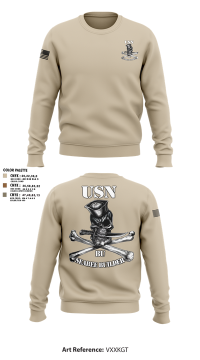 NMCB-25 17597723 Crew Neck Sweatshirt - 1
